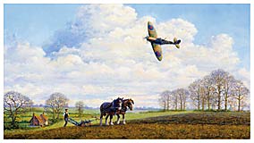 Battle of Britain Spitfire by Bill Perring